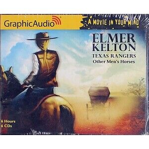 Texas Rangers Audio Book 8 Other Men's Horses by Elmer Kelton 2010, CD